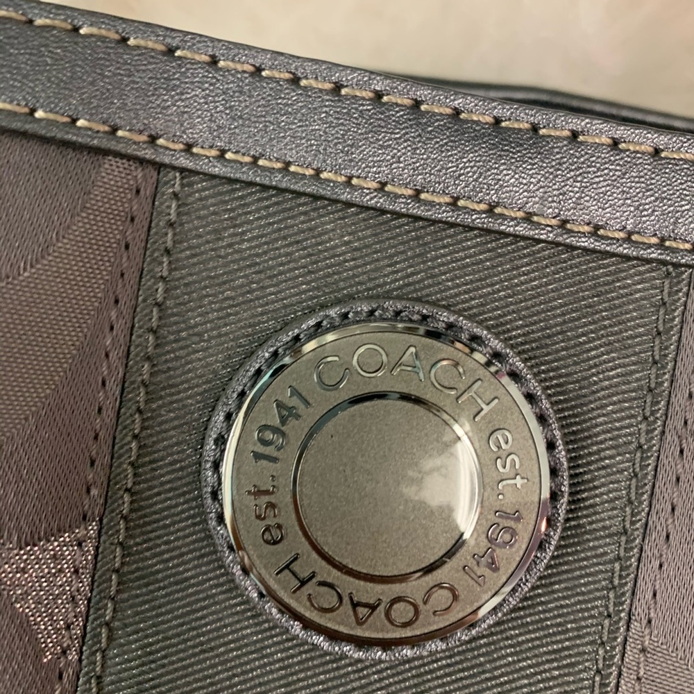 Gray Coach Purse - Picture 6 of 8